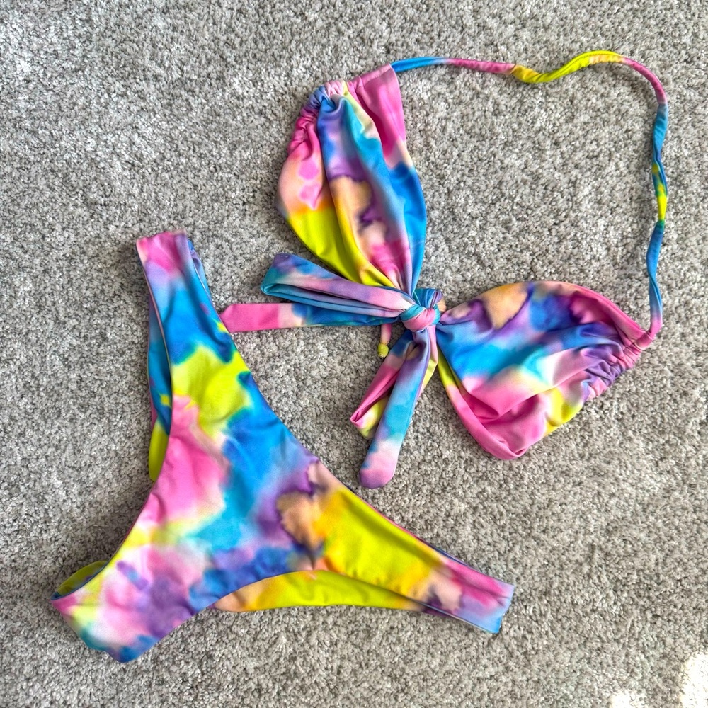 Bonvie Bikinis Tie-Dye Bikini Set